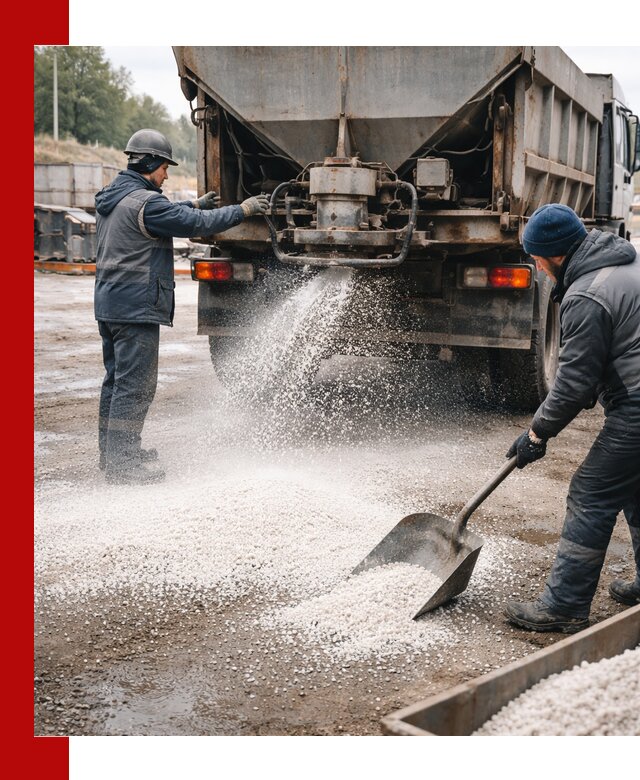 Доставка и продажа хлористого кальция в Сальске