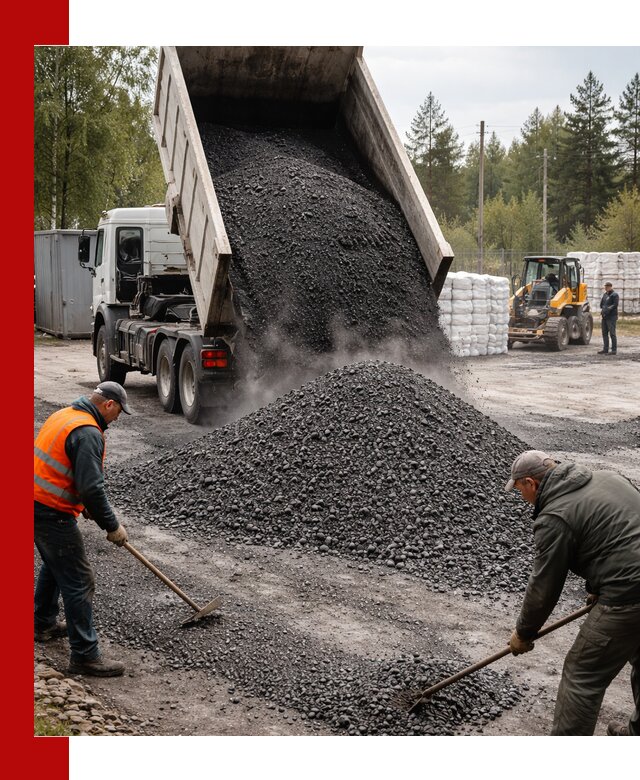 Доставка и продажа асфальтного гранулята в Сальске