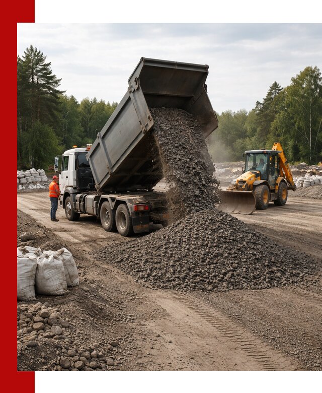 Доставка дробленого асфальта в Сальске для дорожных работ