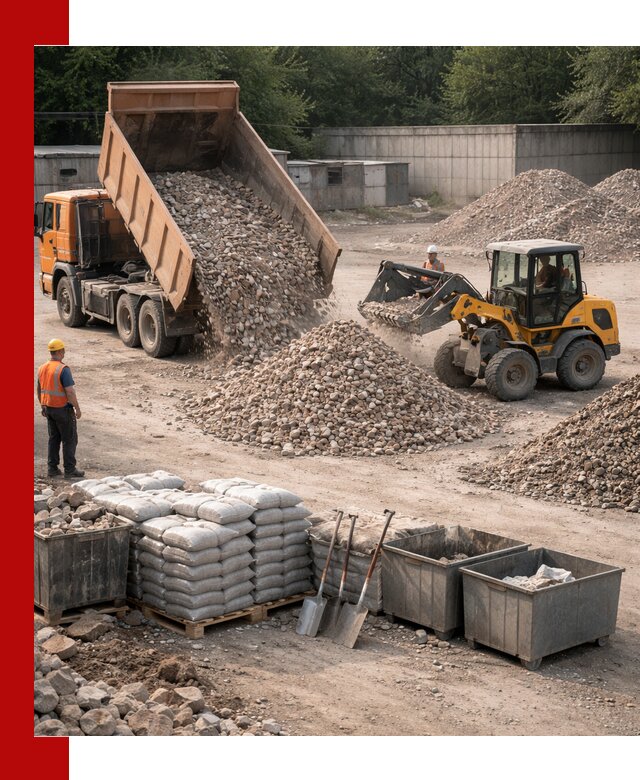 Вторичные материалы для отсыпки в Сальске — поставка и доставка