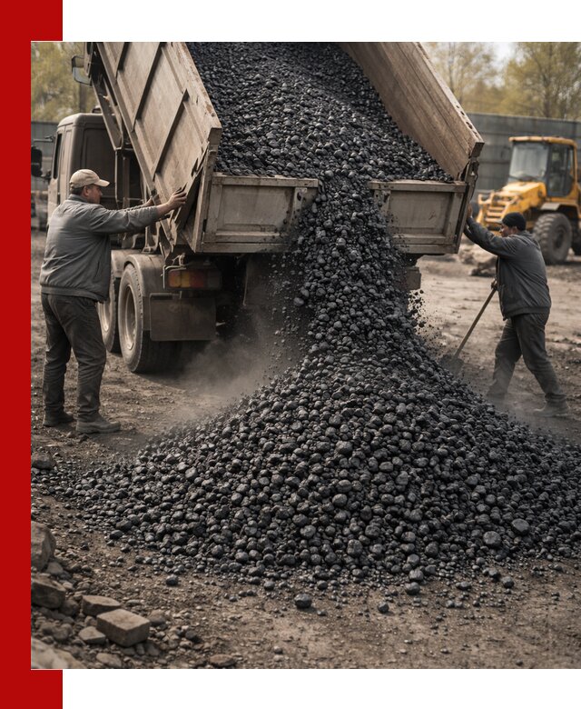 Доставка угля семечка самосвалами в Сальске