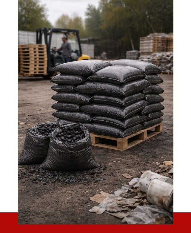 Купить уголь в мешках с доставкой в Сальске от 7626 р. | ПРОНЕРУДСлс