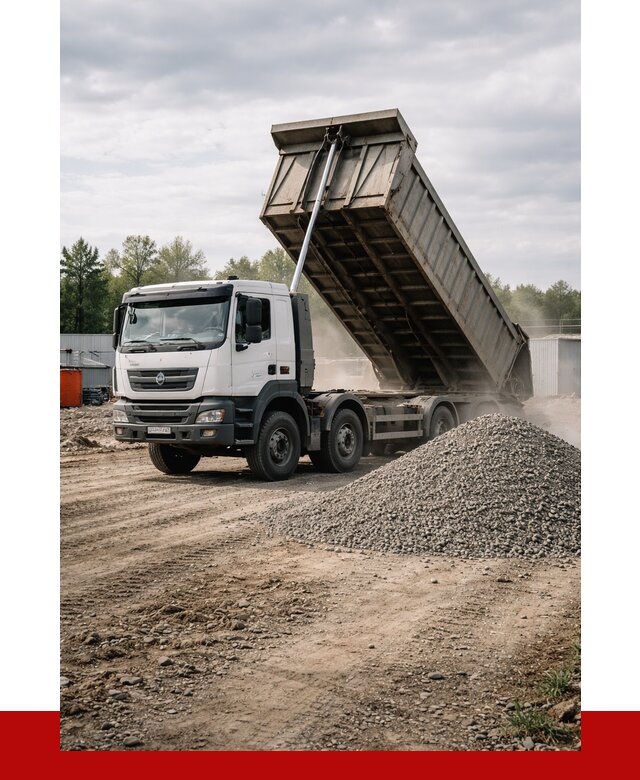 Доставка самосвалом 40 кубов в Сальске от 9151 р. | ПРОНЕРУДСлс