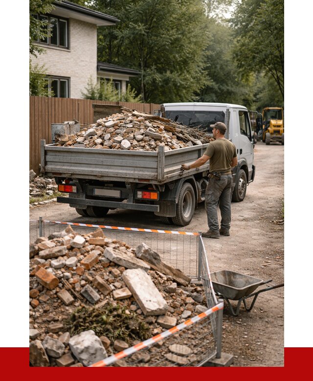 Вывоз строительного мусора с погрузкой в Сальске от 7626 р | ПРОНЕРУДСлс