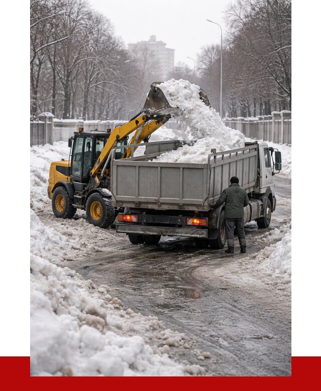 Вывоз снега с погрузкой в Сальске от 3559 р. ПРОНЕРУДСлс