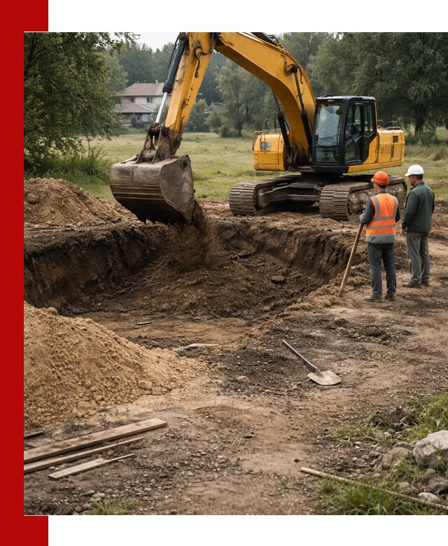 Рытье котлована под фундамент в Сальске (быстро и недорого)
