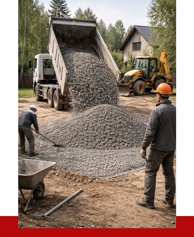 Отсыпка участка щебнем в Сальске от 6609 р. ПРОНЕРУДСлс