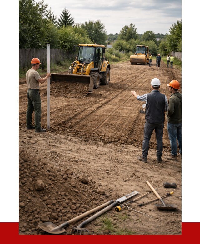Планировка участка грунтом в Сальске от 4576 р ПРОНЕРУДСлс